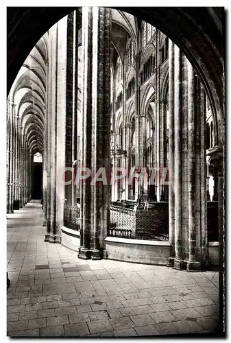 Moderne Karte Cathedrale St Etienne De Bourges Deambulatoire et nefs