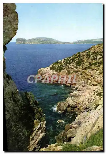 Moderne Karte Invito Alla Sardegna Alghero Porto Conte Capo Caccii\a