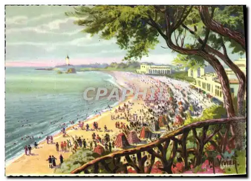 Cartes postales Biarritz La Grande Plage Vivier