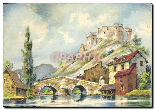 Cartes postales Fantaisie Vue artistique Chateau