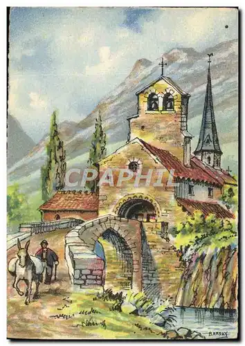 Cartes postales Fantaisie Vue artistique Eglise