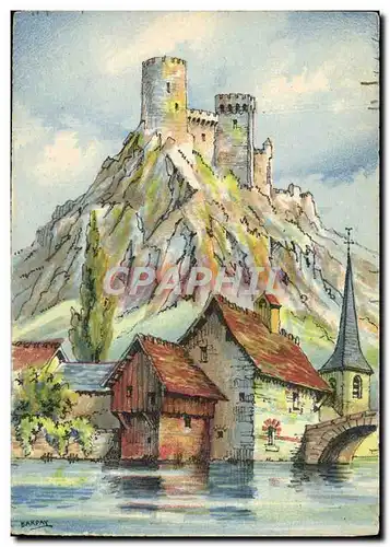 Cartes postales Fantaisie Vue artistique Chateau