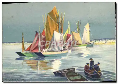 Cartes postales Fantaisie Vue artistique Bateaux