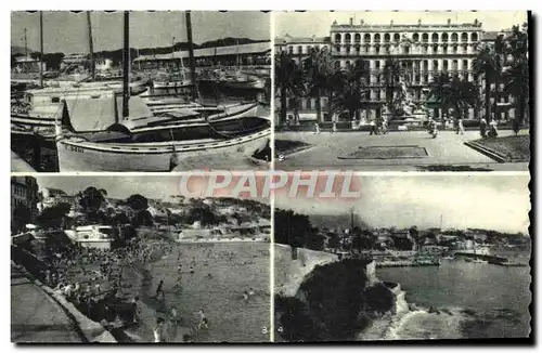 Cartes postales moderne Toulon Le Port Place De La Liberte Plage Du Lido Le Fort Saint Louis