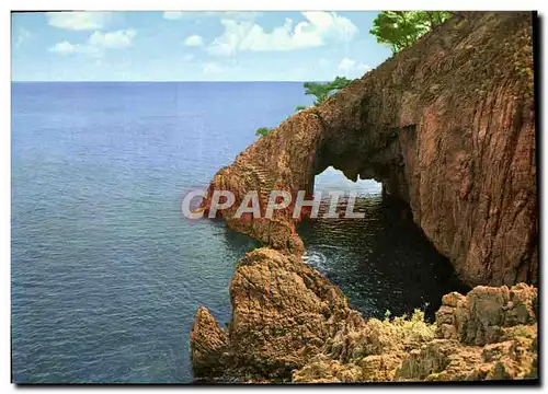 Cartes postales moderne Cote d&#39Azur French Riviera Les Rochers rouges de l&#39Esterel La corniche d&#39or