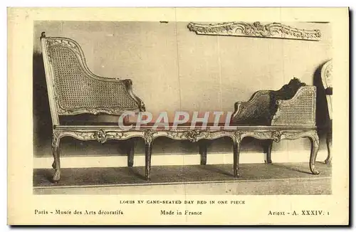 Ansichtskarte AK Louis Day Cane Seated Day Bed In One Piece Paris