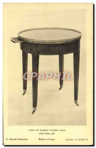 Ansichtskarte AK Louis XIV Marble Topped table