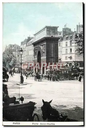 Cartes postales Paris Porte Saint Martin