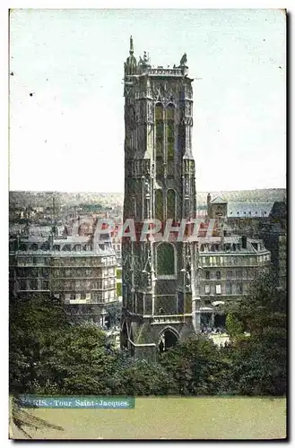 Cartes postales Paris Tour Saint Jacques