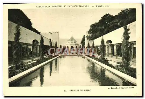 Cartes postales Exposition Coloniale Paris 1931 Pavillon du Maroc