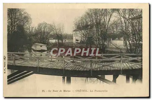 Ansichtskarte AK Le Tour De Marne Creteil La Passerelle