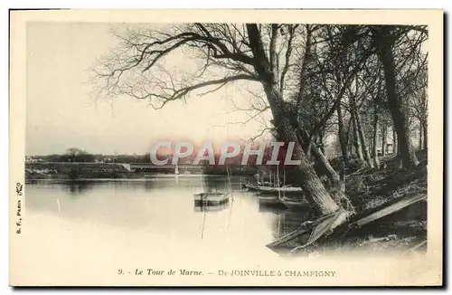 Cartes postales Le Tour De Marne De Joinville a Champigny