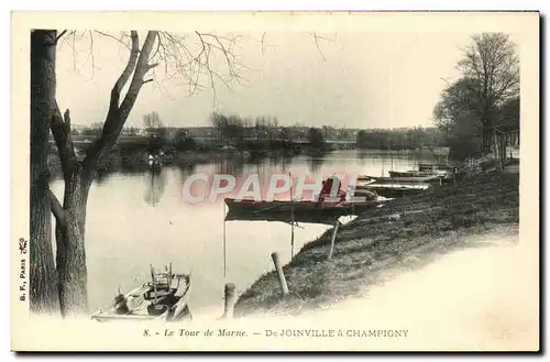 Cartes postales Le Tour De Marne De Joinville a Champigny