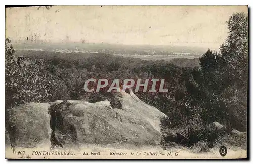 Ansichtskarte AK Fontainebleau La Foret Belvedere De La Valliere