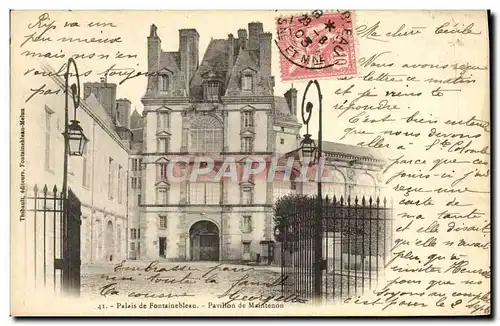 Cartes postales Palais De Fontainebleau Pavillon De Maintenon