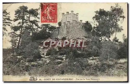 Ansichtskarte AK Foret De Fontainebleau Vue Sur La Tour Denecourt