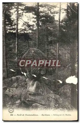 Ansichtskarte AK Foret De Fontainebleau Barbizon Bilboquet Du Diable