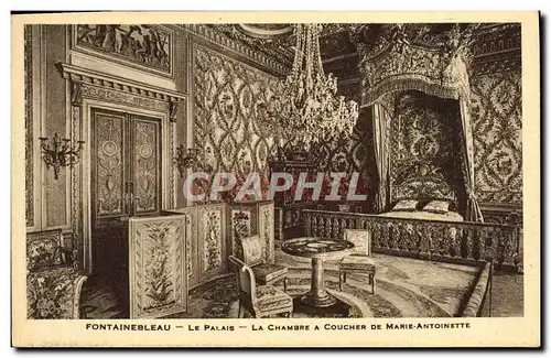 Cartes postales Fontainebleau Le Palais La Chambre A Coucher De Marie Antoinette