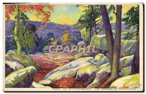 Cartes postales Foret De Fontainebleau Les Gorges De Franchard