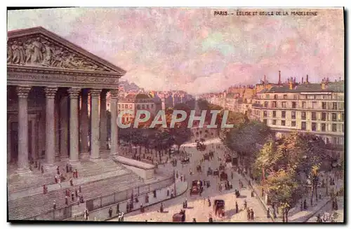 Cartes postales Paris Eglise Et doule De La Madeleine