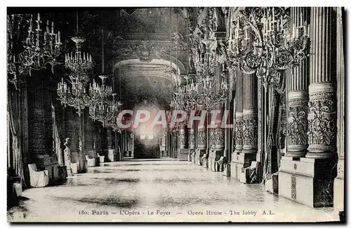 Cartes postales Paris L&#39Opera Le Foyer