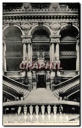 Cartes postales Paris L'Escalier De l'Opera
