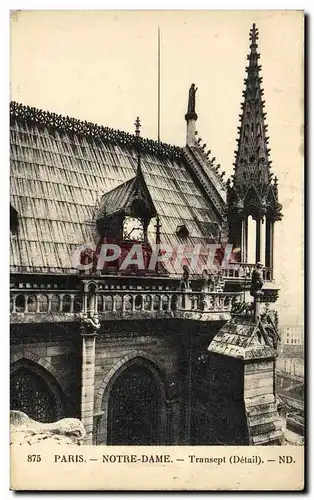 Ansichtskarte AK Paris Notre Dame Transept