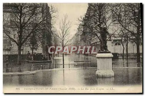 Ansichtskarte AK Inondations De Paris La Rue Jean Goujon