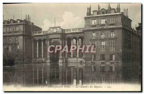 Cartes postales Inondations De Paris La Chambre Des Deputes