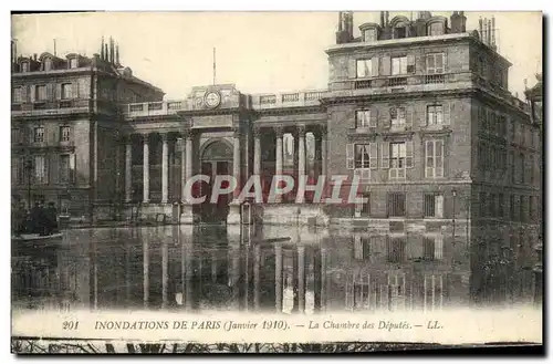 Cartes postales Inondations De Paris La Chambre Des Deputes