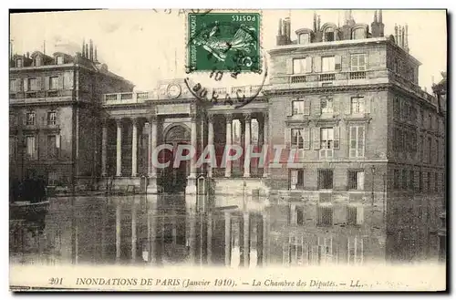 Cartes postales Inondations De Paris La Chambre Des Deputes