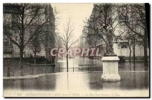 Ansichtskarte AK Inondations De Paris La Rue Jean Goujon