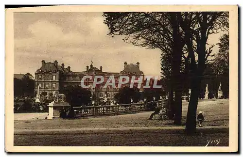 Ansichtskarte AK Paris En Flanant Le Palais Du Luxembourg