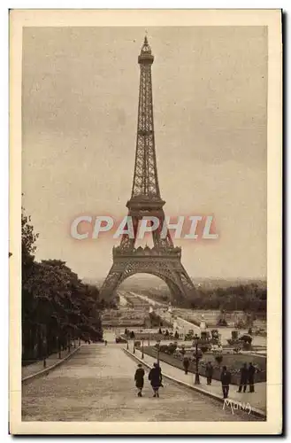 Cartes postales Les Petits Tableaux De Paris La Tour Eiffel