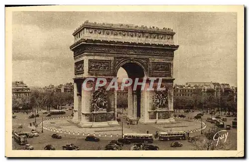 Cartes postales Paris Et Ses Merveilles La Place Et L&#39Arc De Triomphe De l&#39Etoille