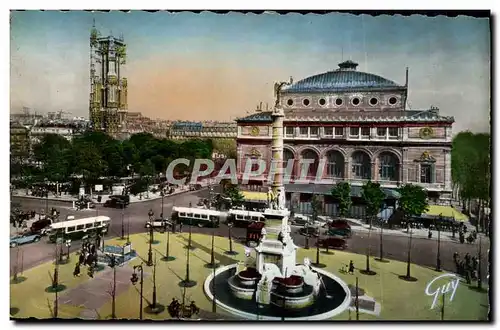 Cartes postales moderne Paris Et Ses Merveilles Place Du Chatelet Et Tour Saint Jacques