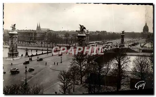 Moderne Karte Paris Et Ses Merveilles Pont Alexandre Et Esplanade Des Invalides