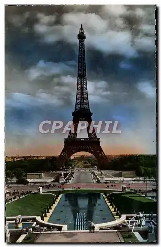 Cartes postales moderne Paris Et Ses Merveilles La Tour Eiffel Vue Du Palais De Chaillot