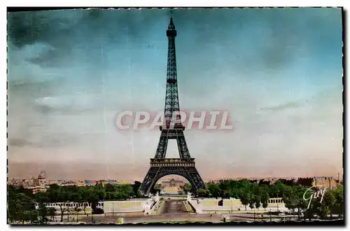 Cartes postales moderne Paris Et Ses Merveilles La Tour Eiffel Vue Du Palais De Chaillot