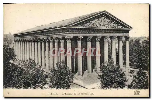 Cartes postales Paris L&#39Eglise De La Madeleine