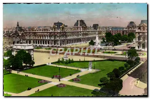 Cartes postales moderne Paris Et Ses Merveilles Perspective Sur La Place Du Carrousel Et Le Palais Du Louvre