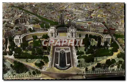 Cartes postales moderne Paris Et Ses Merveilles Panorama Sur Le Palais De Chaillot Vue Prise De La Tour Eiffel