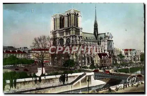 Moderne Karte Paris Et Ses Merveilles Cathedrale Notre Dame