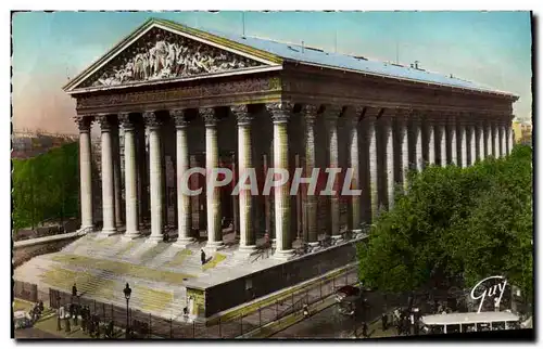 Moderne Karte Paris Et Ses Merveilles Eglise De La Madeleine