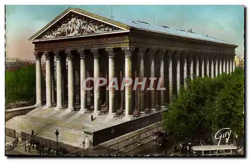 Moderne Karte Paris Et Ses Merveilles Eglise De La Madeleine