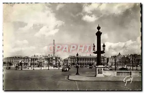 Moderne Karte Paris Et Ses Merveilles Place De La Concorde