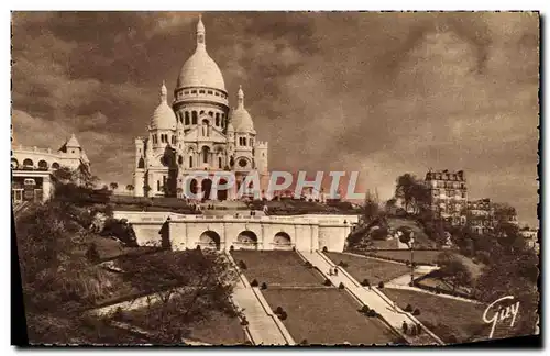 Ansichtskarte AK Paris Et Ses Merveilles Basilique Du Sacre Coeur A Montmartre