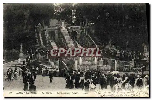 Cartes postales Saint Cloud Le Parc Les Grandes Eaux