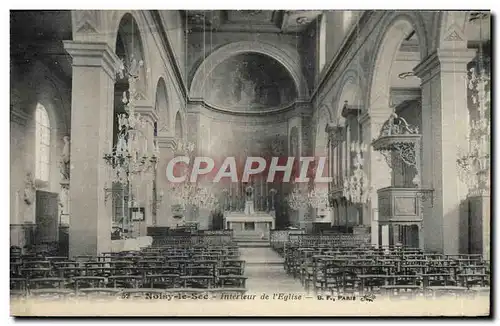 Cartes postales Noisay Le Sec Interieur De l&#39Eglise