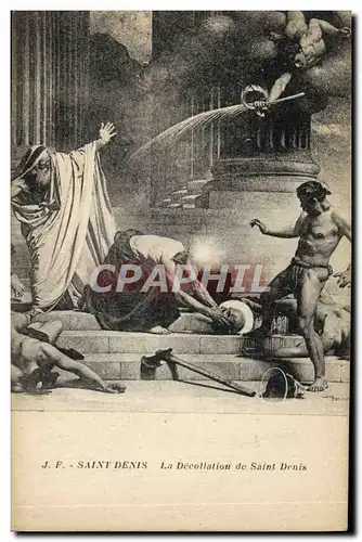 Cartes postales Saint Denis La Decollation De Saint Denis